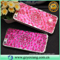 Luxury 3D Crystal Diamond Flower Surface Back Cover For LG K7 TPU Electroplate Case